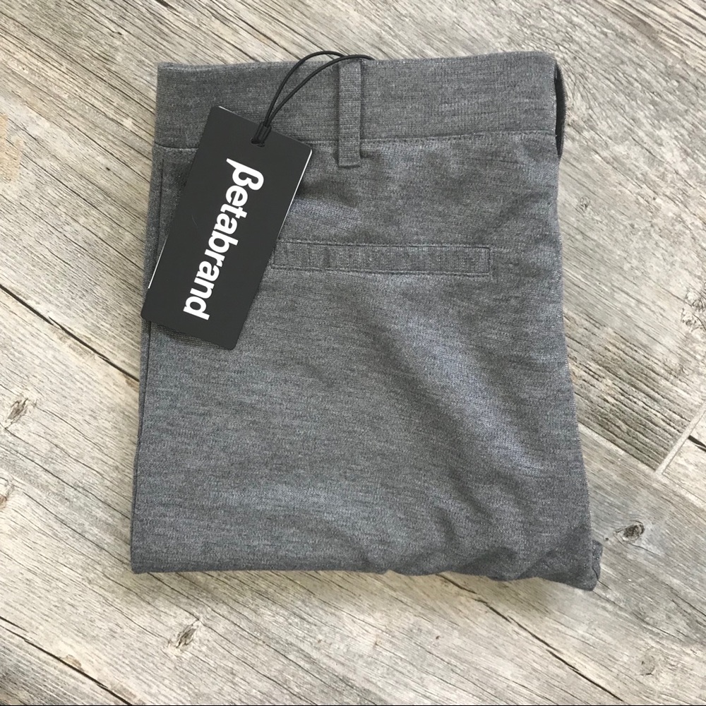 NWT Betabrand DPYP Silver Pinstripe in M Long